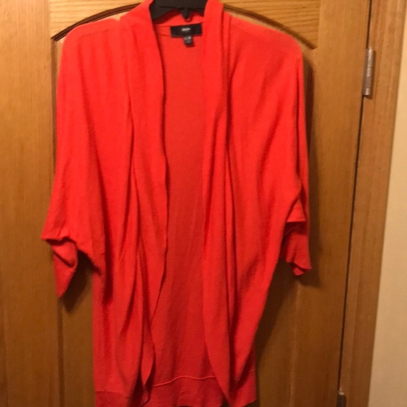 Mossimo Supply Co. Sweaters - Coral Mossimo Cartigan (L)